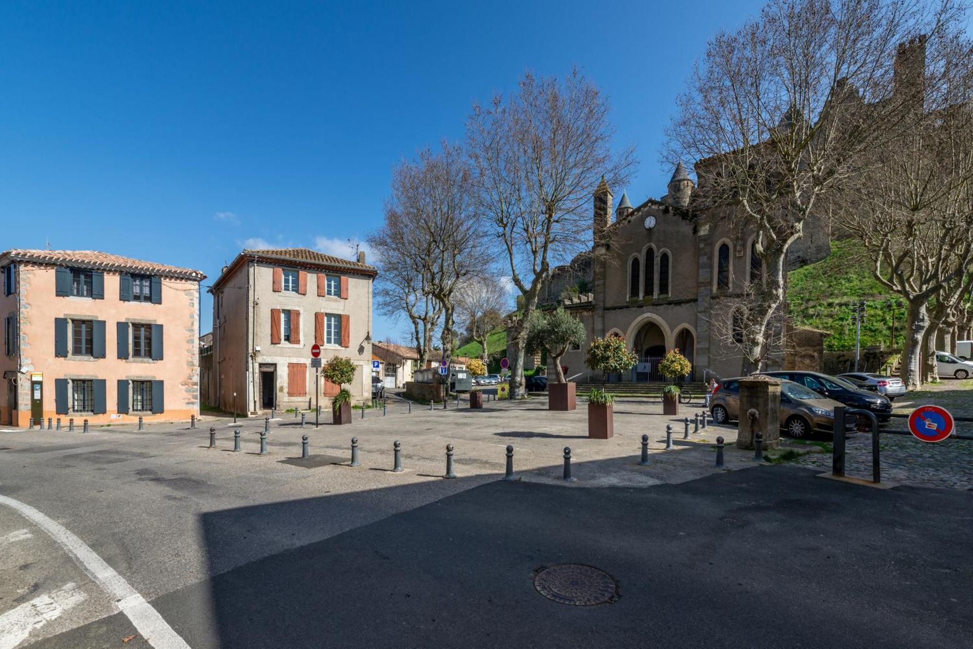 Les Gites De Laure - L'Or Vert, Appartement Avec Vue Sur Le Chateau, Parking Prive, Climatisation, Netflix, A 160 M De La Cite Medievale การ์กาซอน ภายนอก รูปภาพ
